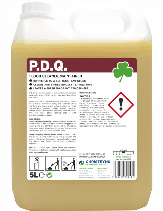 P.D.Q Floor Cleaner/ Polish Maintainer