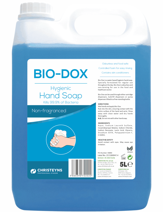 Bio-Dox Hygienic Hand Soap 5L