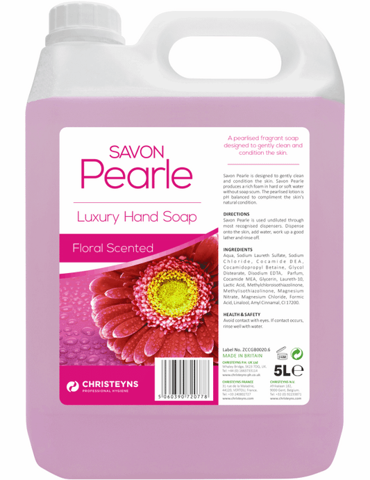 Savon Pearle Luxury Hand Soap Pink 5L