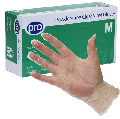 Vinyl Gloves (100 gloves)
