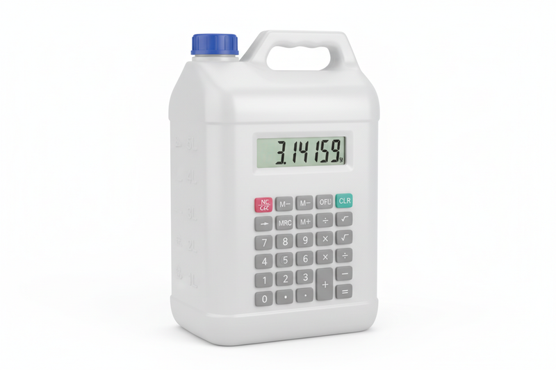 can you make the bottle look like a standard 5L chemical bottle