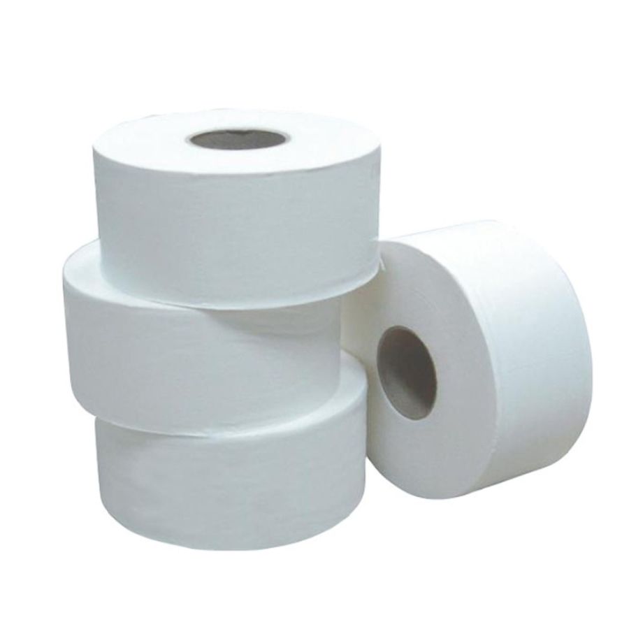 Mini Jumbo Toilet Rolls 60mm Core (12 Rolls)
